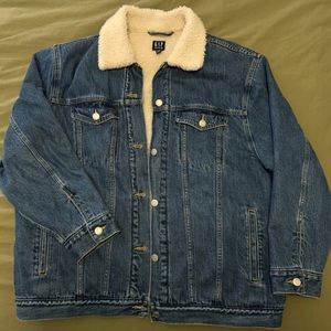 Gap Sherpa Denim Trucker Jacket